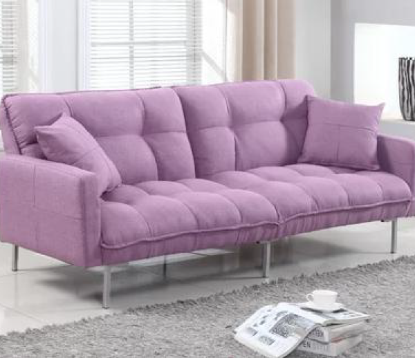 Sofá de tela de lino